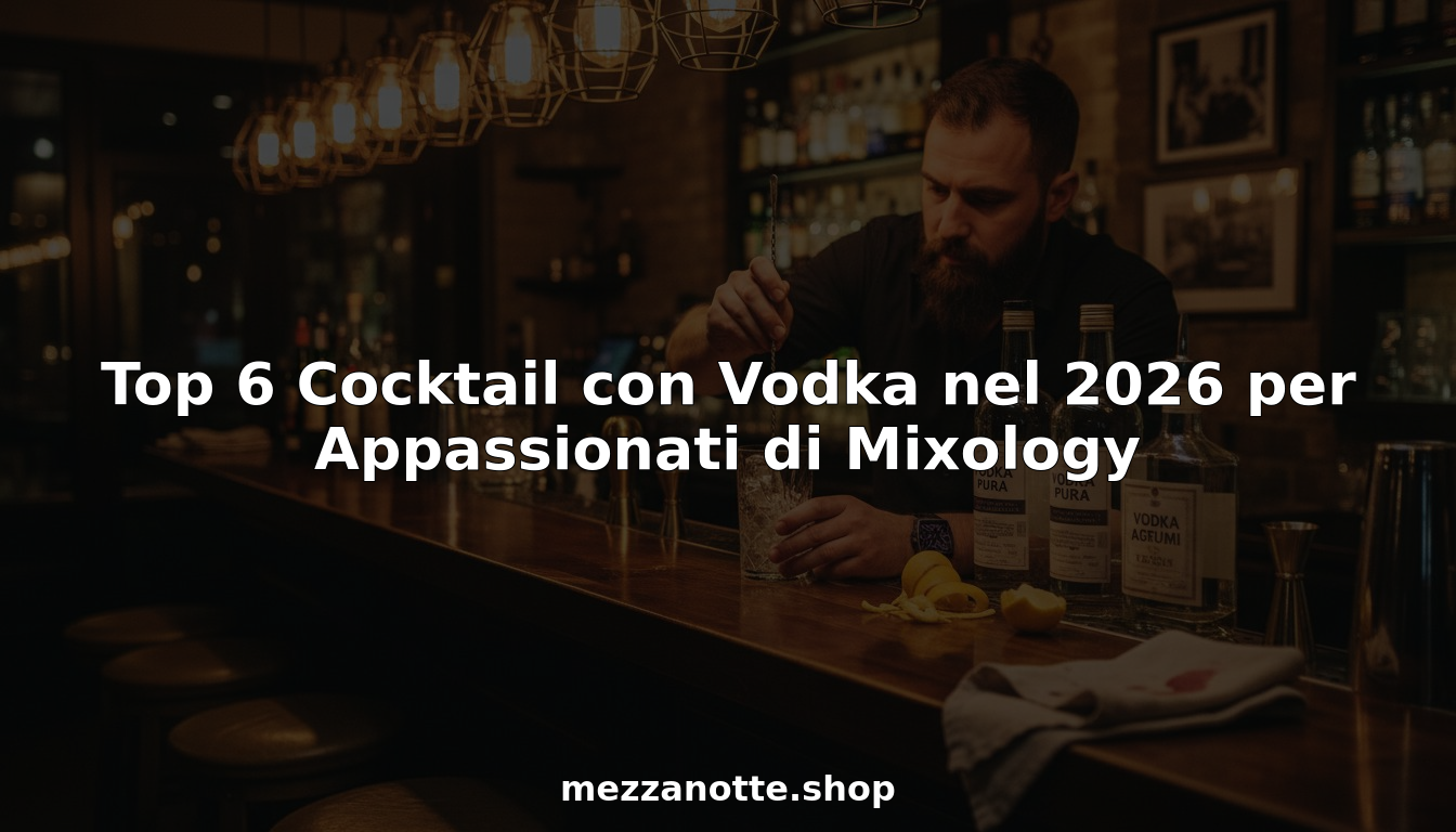 Un barman all’opera mentre crea un cocktail a base di vodka in un locale dal carattere artigianale.