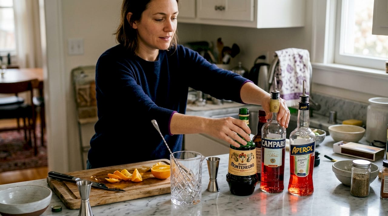 Appassionato di mixology che, direttamente a casa, si diverte a creare cocktail utilizzando i migliori amari italiani.