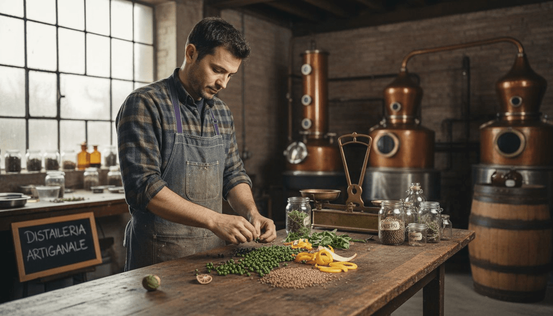 Componenti aromatiche del gin: L’anima dei distillati artigianali - Mezzanotte | Distilleria & Spirits