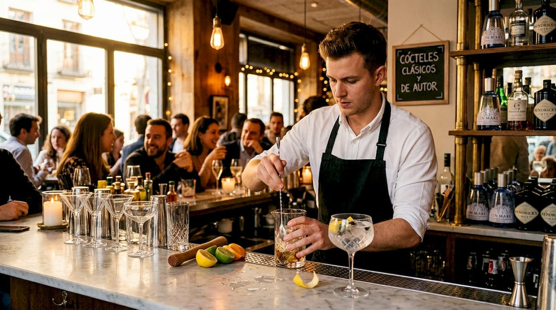 Ejemplos de cócteles con gin para mixología creativa 2026 - Mezzanotte | Distilleria & Spirits