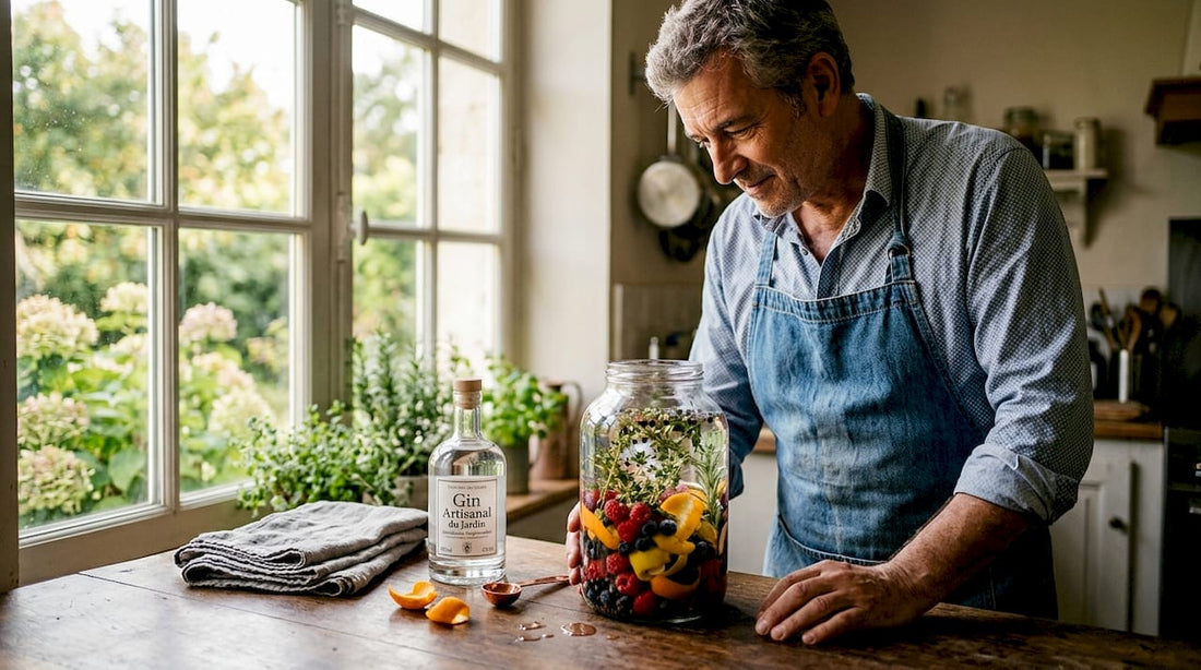 Qu'est-ce qu'un gin infusé : guide complet 2026 - Mezzanotte | Distilleria & Spirits