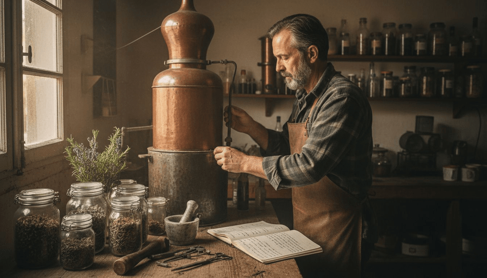 Qu'est-ce qu'une distillation artisanale ? guide 2026 - Mezzanotte | Distilleria & Spirits
