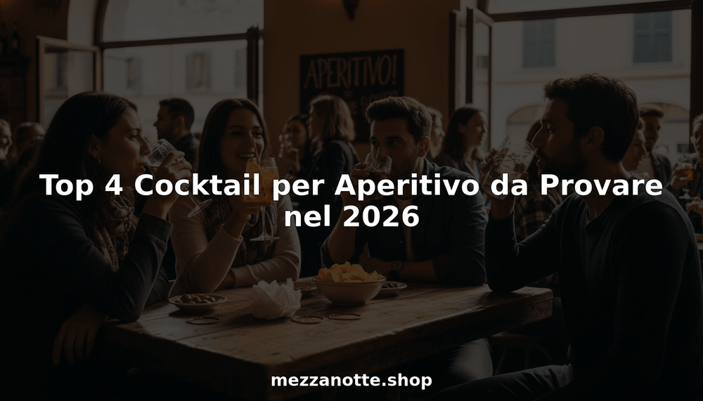 Top 4 Cocktail per Aperitivo da Provare nel 2026 - Mezzanotte | Distilleria & Spirits