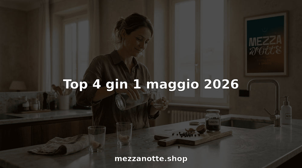 Top 4 gin 1 maggio 2026 - Mezzanotte | Distilleria & Spirits