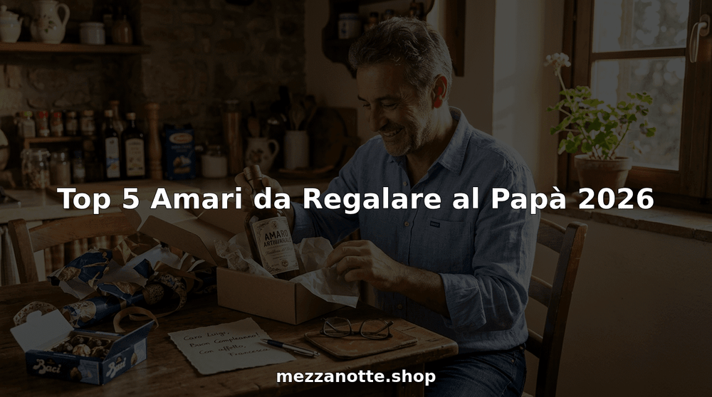 Top 5 Amari da Regalare al Papà 2026 - Mezzanotte | Distilleria & Spirits