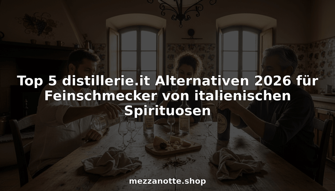 Top 5 distillerie.it Alternativen 2026 für Feinschmecker von italienischen Spirituosen - Mezzanotte | Distilleria & Spirits