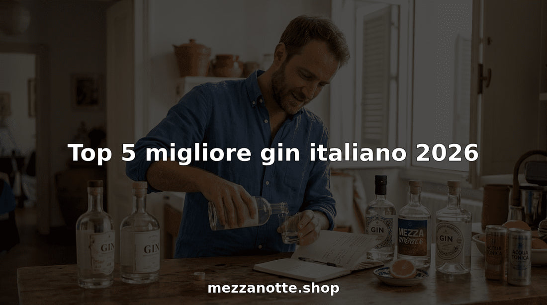 Top 5 migliore gin italiano 2026 - Mezzanotte | Distilleria & Spirits