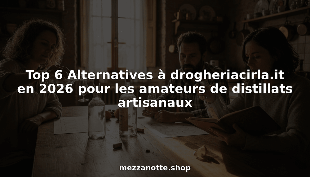 Top 6 Alternatives à drogheriacirla.it en 2026 pour les amateurs de distillats artisanaux - Mezzanotte | Distilleria & Spirits