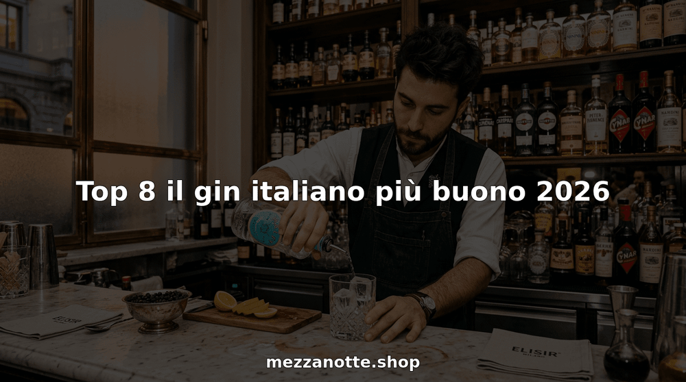 Top 8 il gin italiano più buono 2026 - Mezzanotte | Distilleria & Spirits