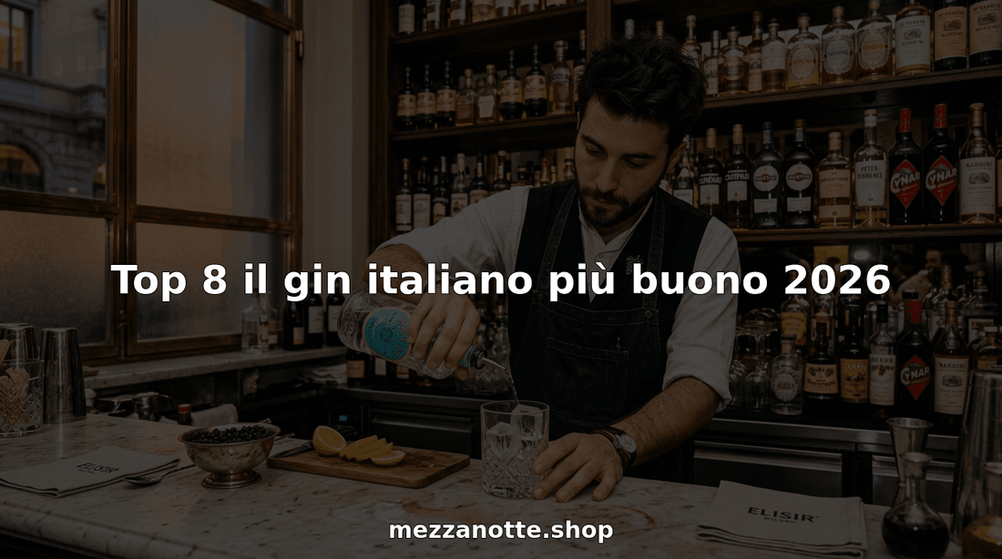 Top 8 il gin italiano più buono 2026 - Mezzanotte | Distilleria & Spirits