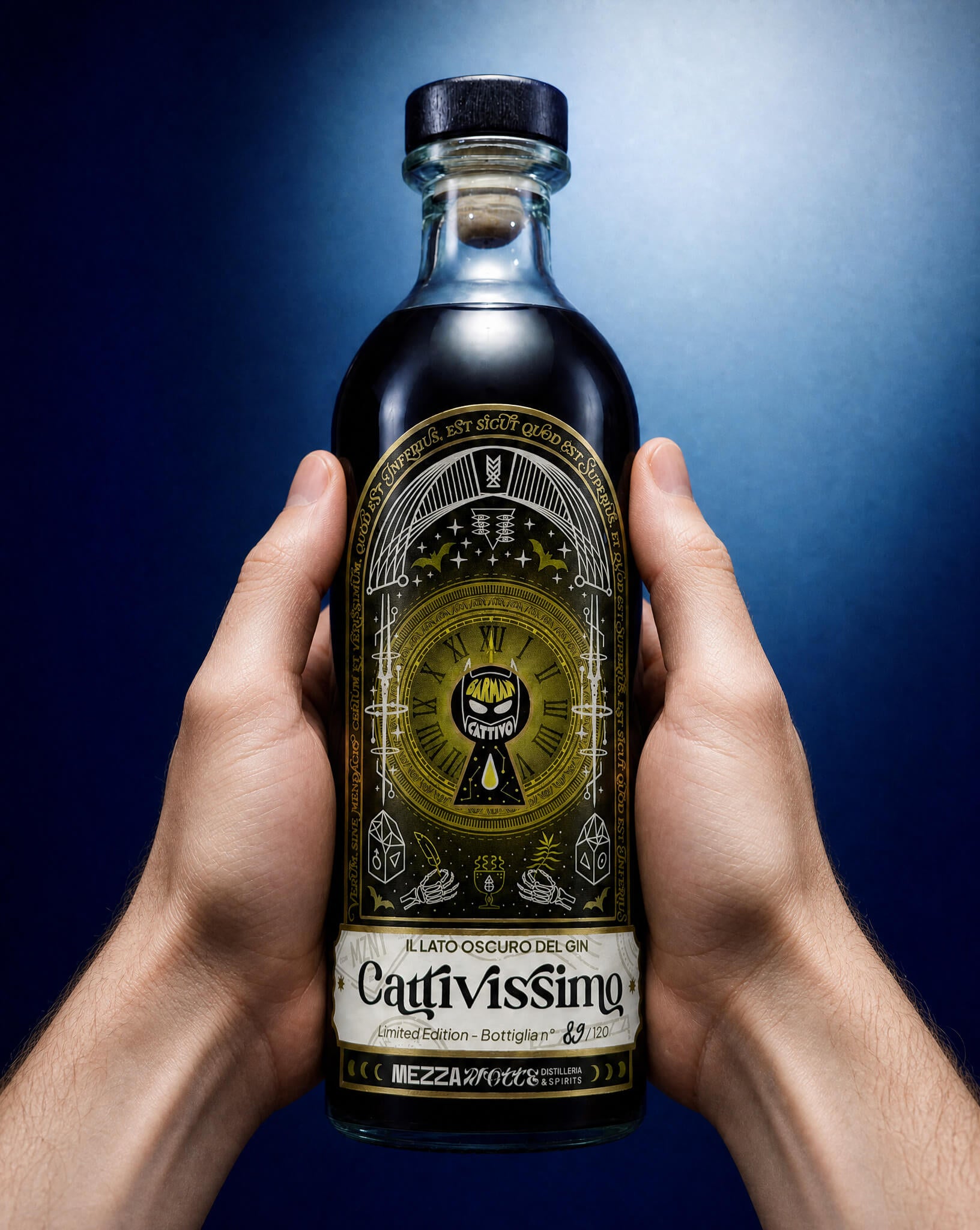 Cattivissimo - Distilled Dry Gin - Limited Edition - Mezzanotte | Distilleria & Spirits
