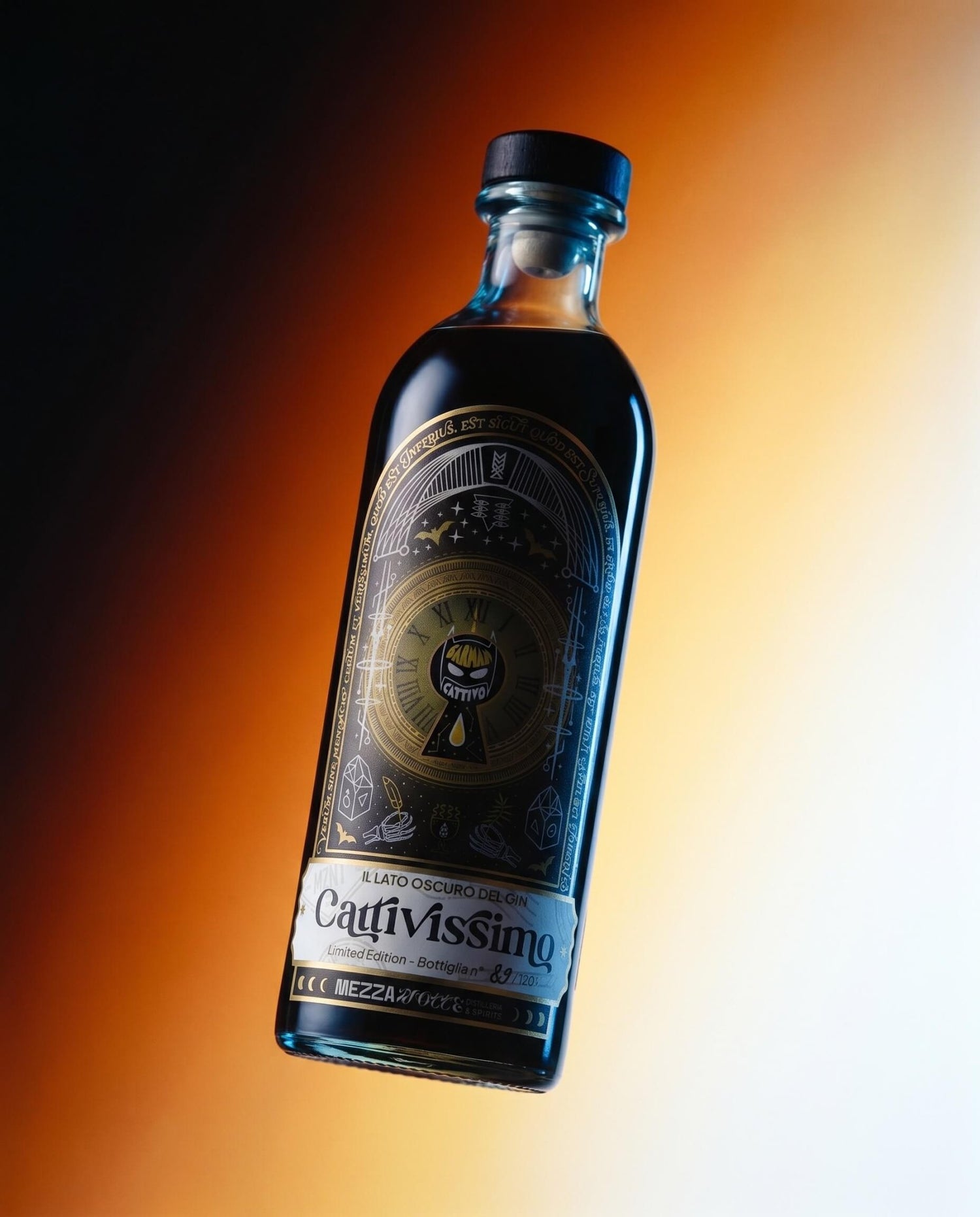 Cattivissimo - Distilled Dry Gin - Limited Edition - Mezzanotte | Distilleria & Spirits