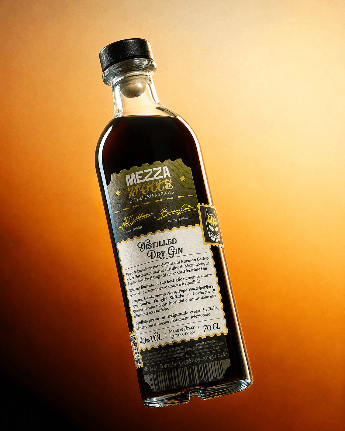 Cattivissimo - Distilled Dry Gin - Limited Edition