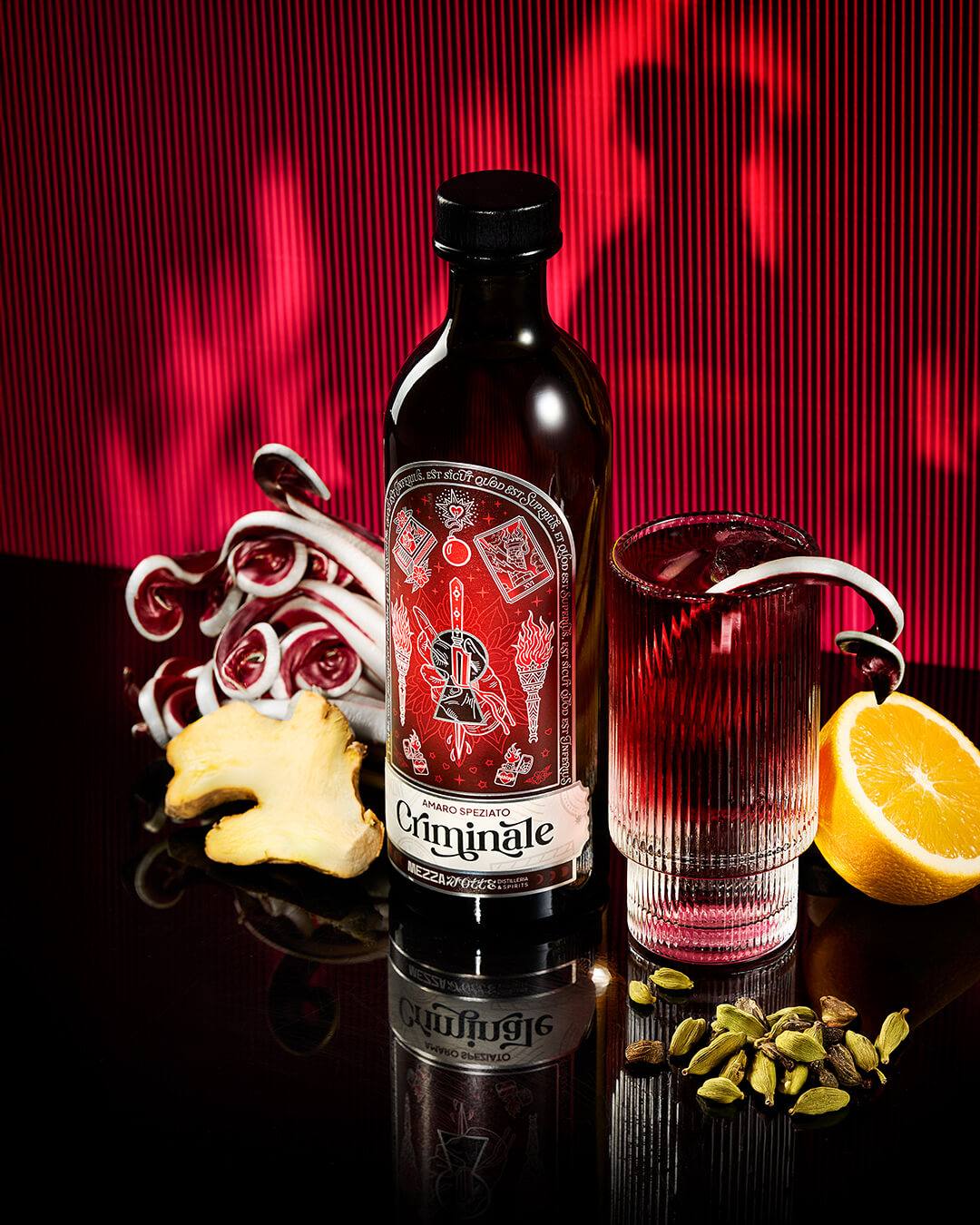 Criminale - Liquore Amaro Speziato - Mezzanotte | Distilleria & Spirits