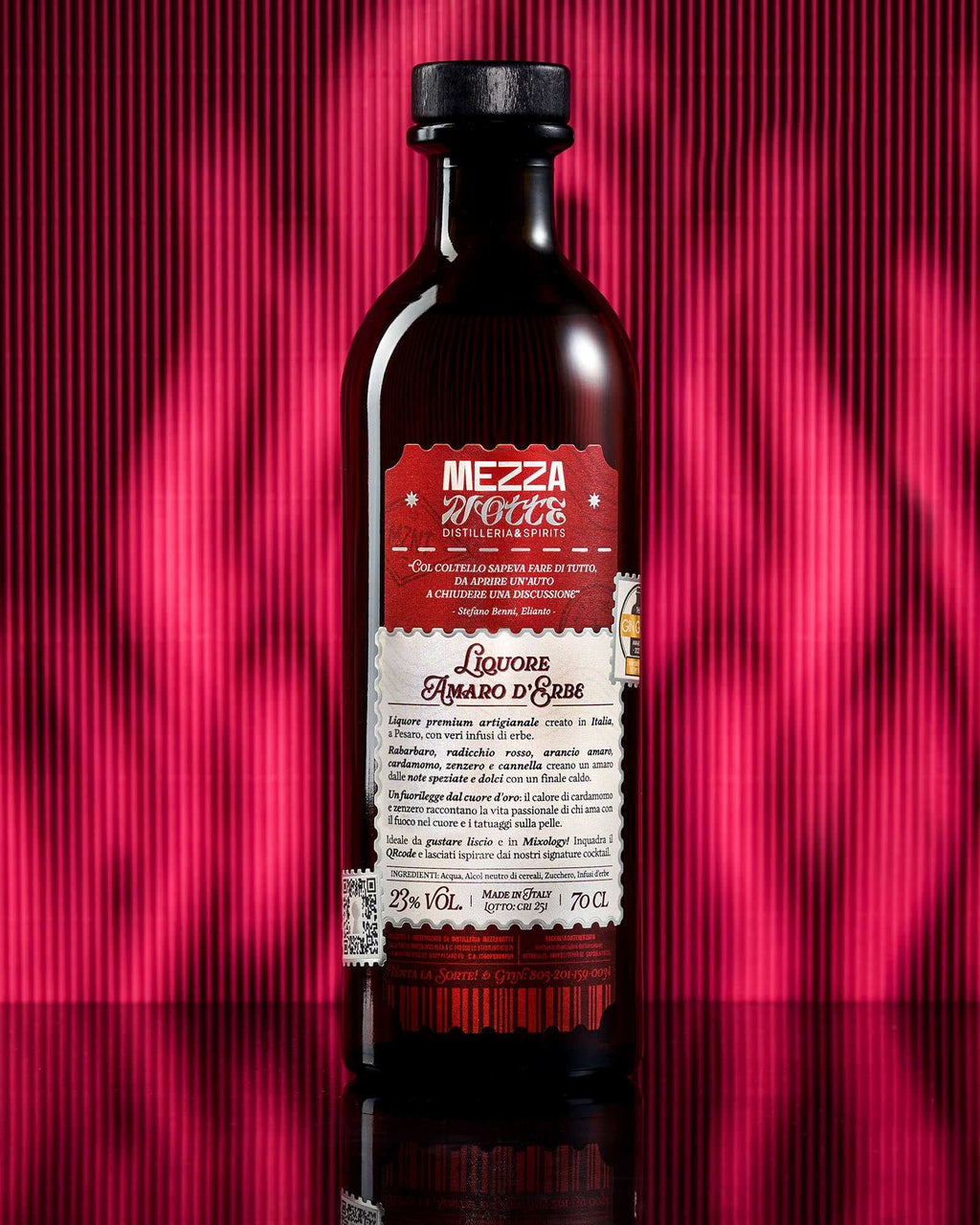 Criminale - Liquore Amaro Speziato - Mezzanotte | Distilleria & Spirits