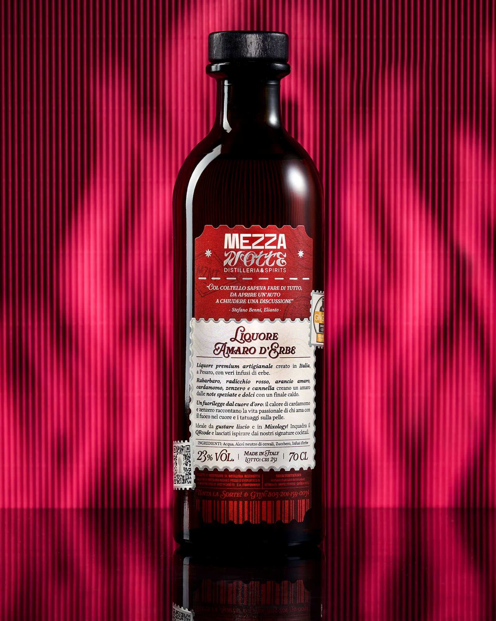 Criminale - Liquore Amaro Speziato - Mezzanotte | Distilleria & Spirits