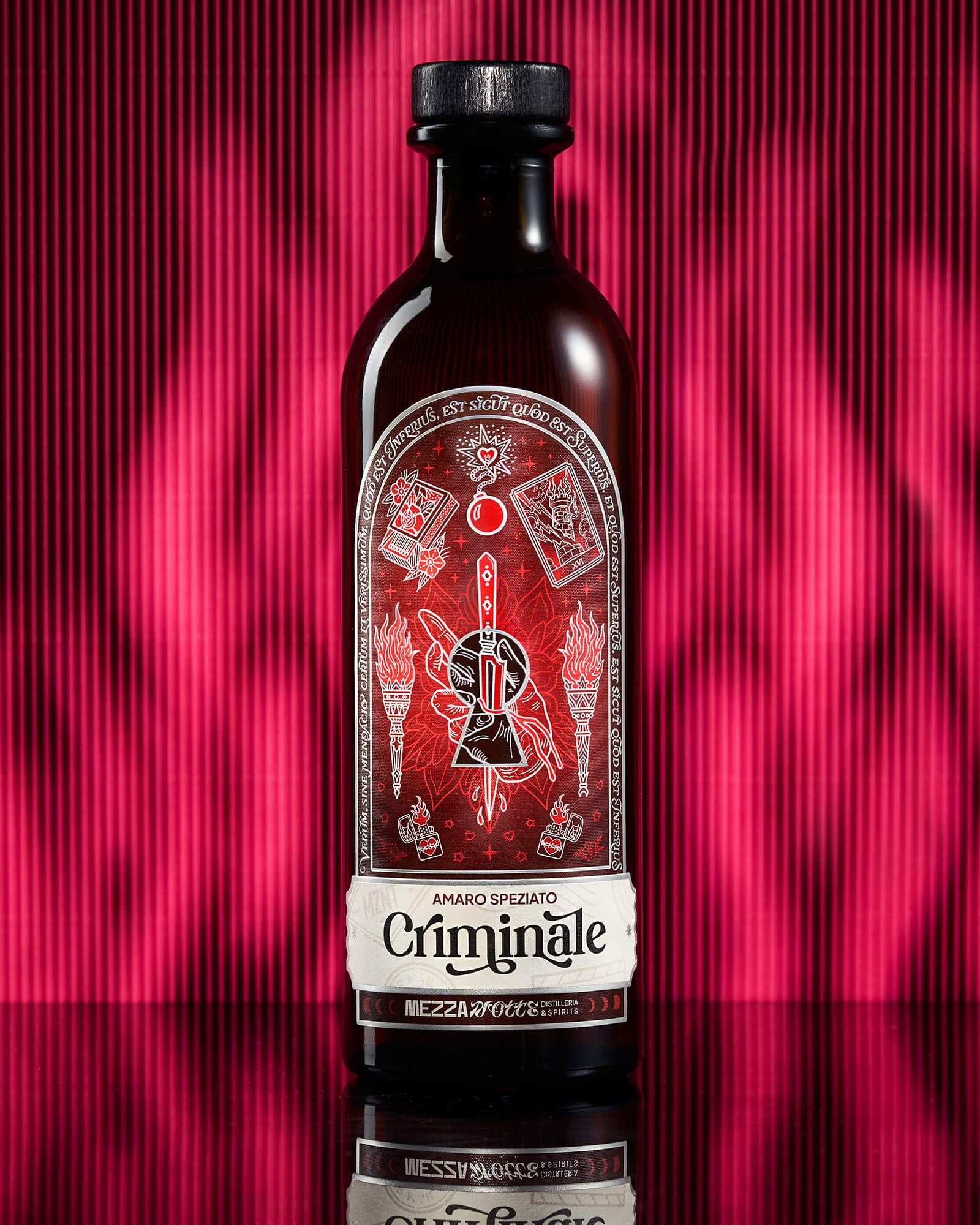 Criminale - Liquore Amaro Speziato - Mezzanotte | Distilleria & Spirits
