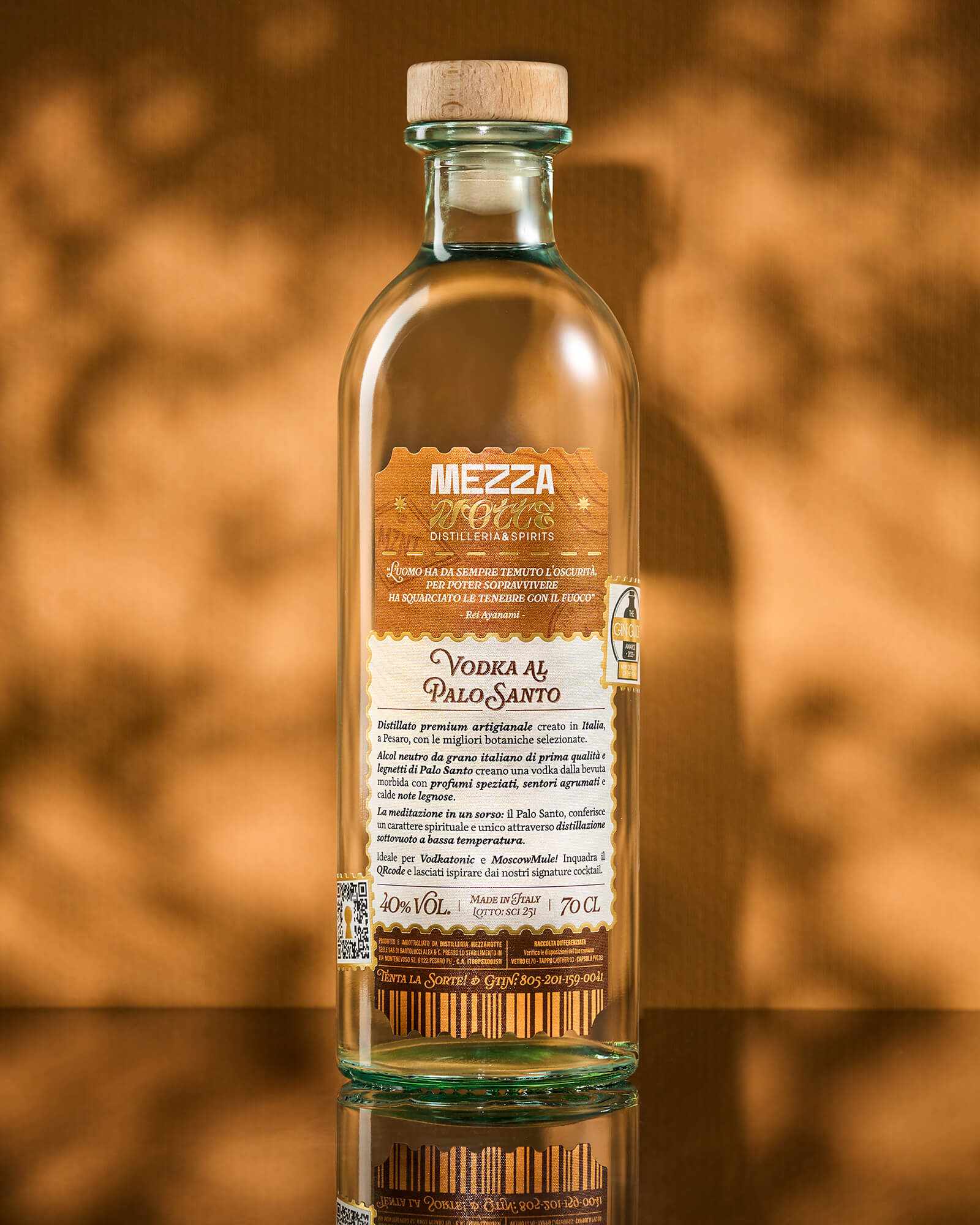 Sciamano - Vodka al Palo Santo - Mezzanotte | Distilleria & Spirits