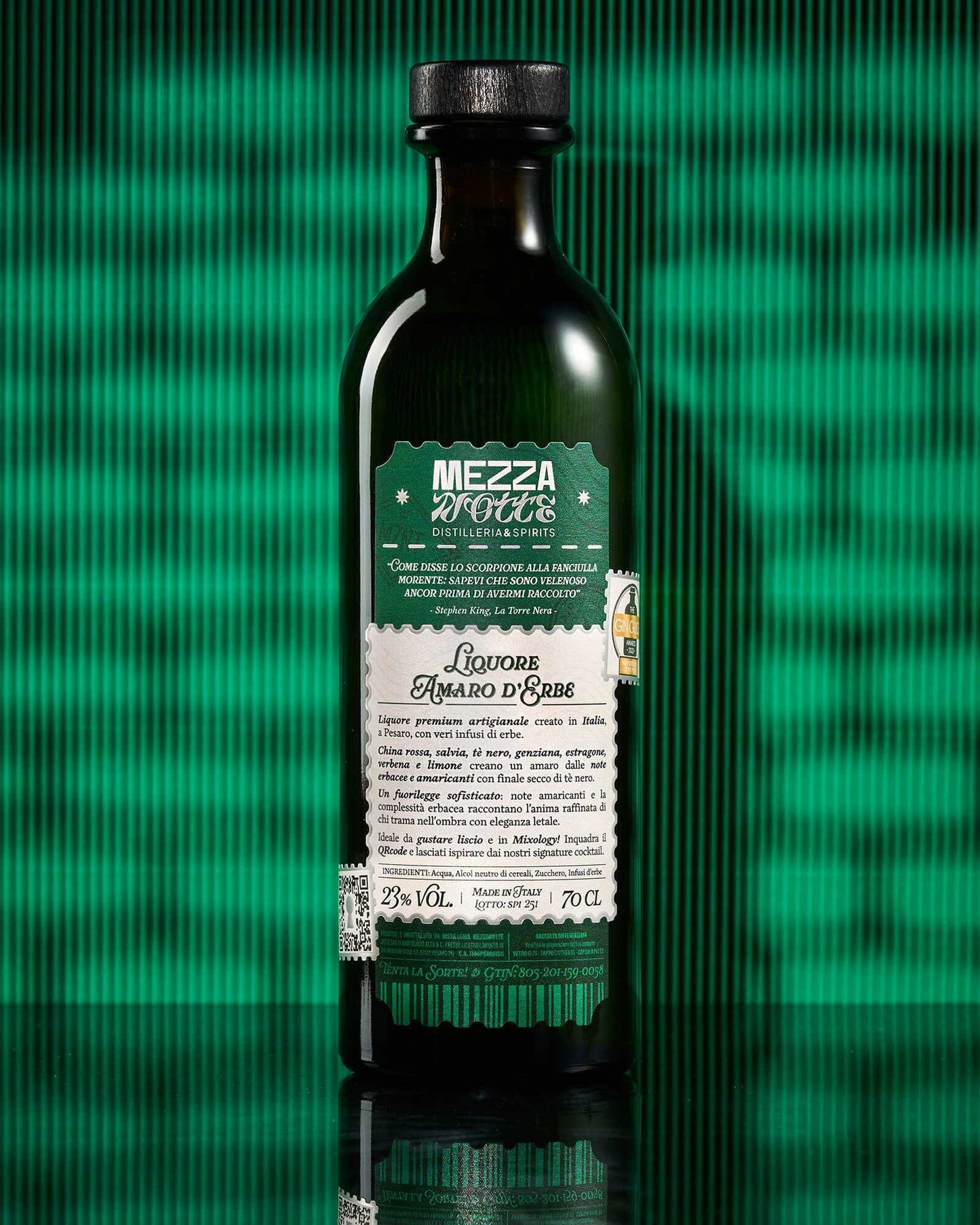 Spietato - Liquore Amaro Erbaceo - Mezzanotte | Distilleria & Spirits