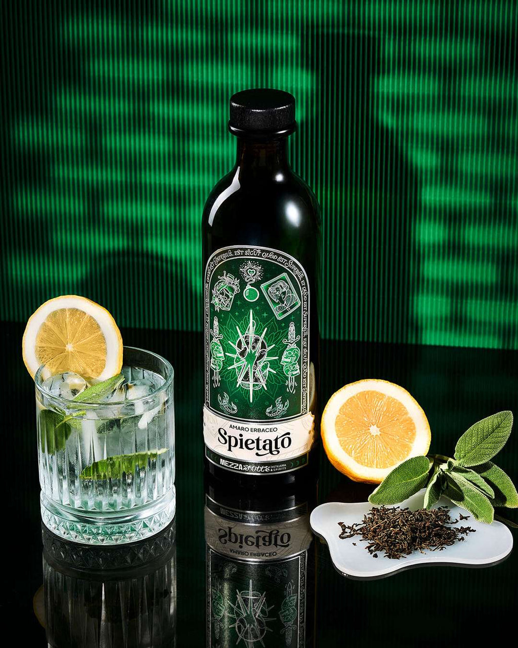 Spietato - Liquore Amaro Erbaceo - Mezzanotte | Distilleria & Spirits