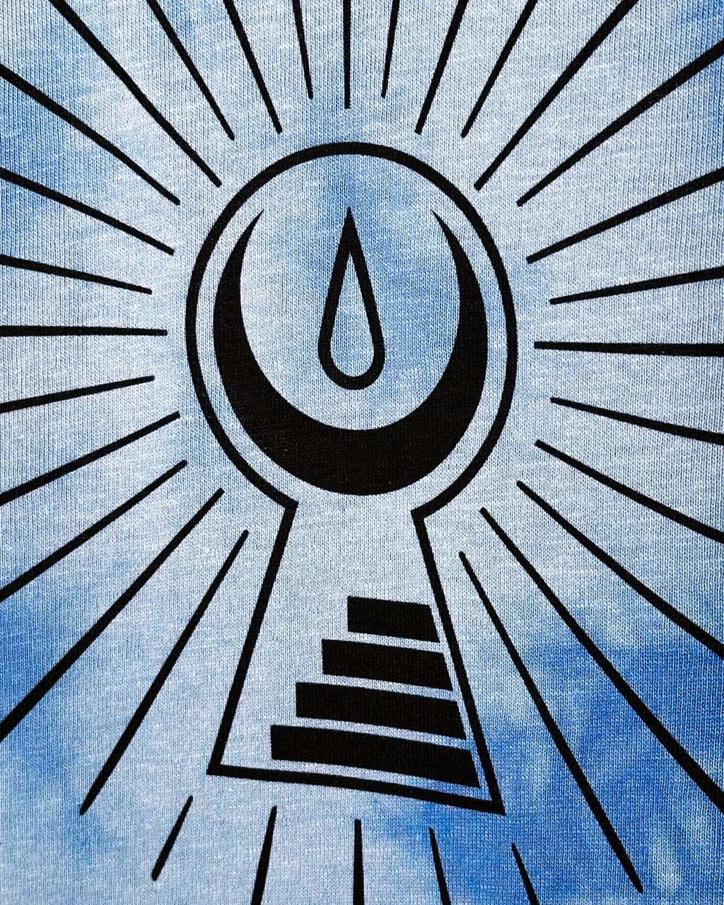 T-Shirt Tie - Dye Blu Azzurro - Mezzanotte | Distilleria & Spirits