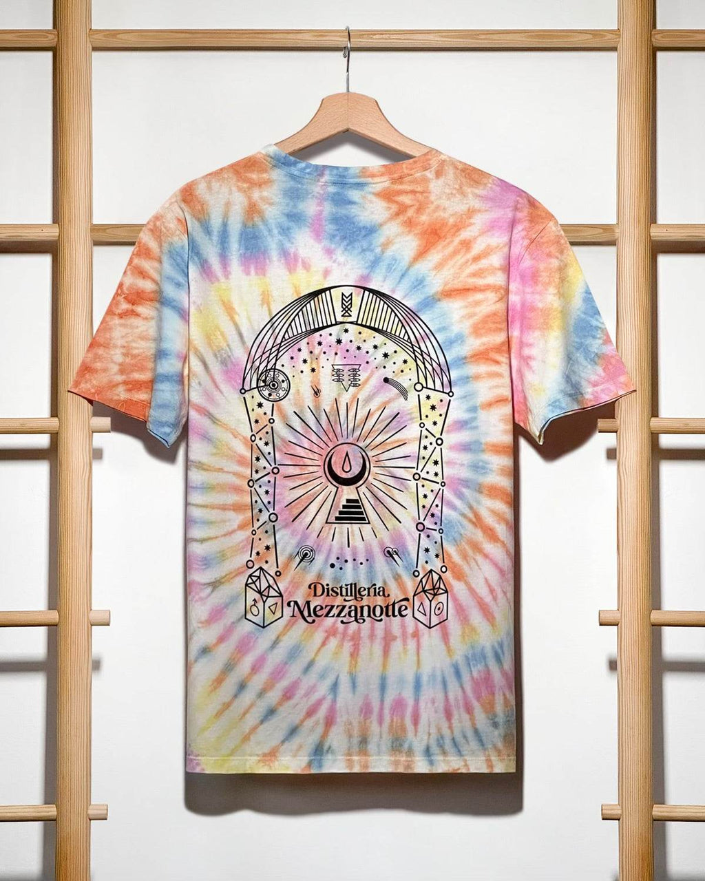 T-Shirt Tie - Dye Rainbow - Mezzanotte | Distilleria & Spirits