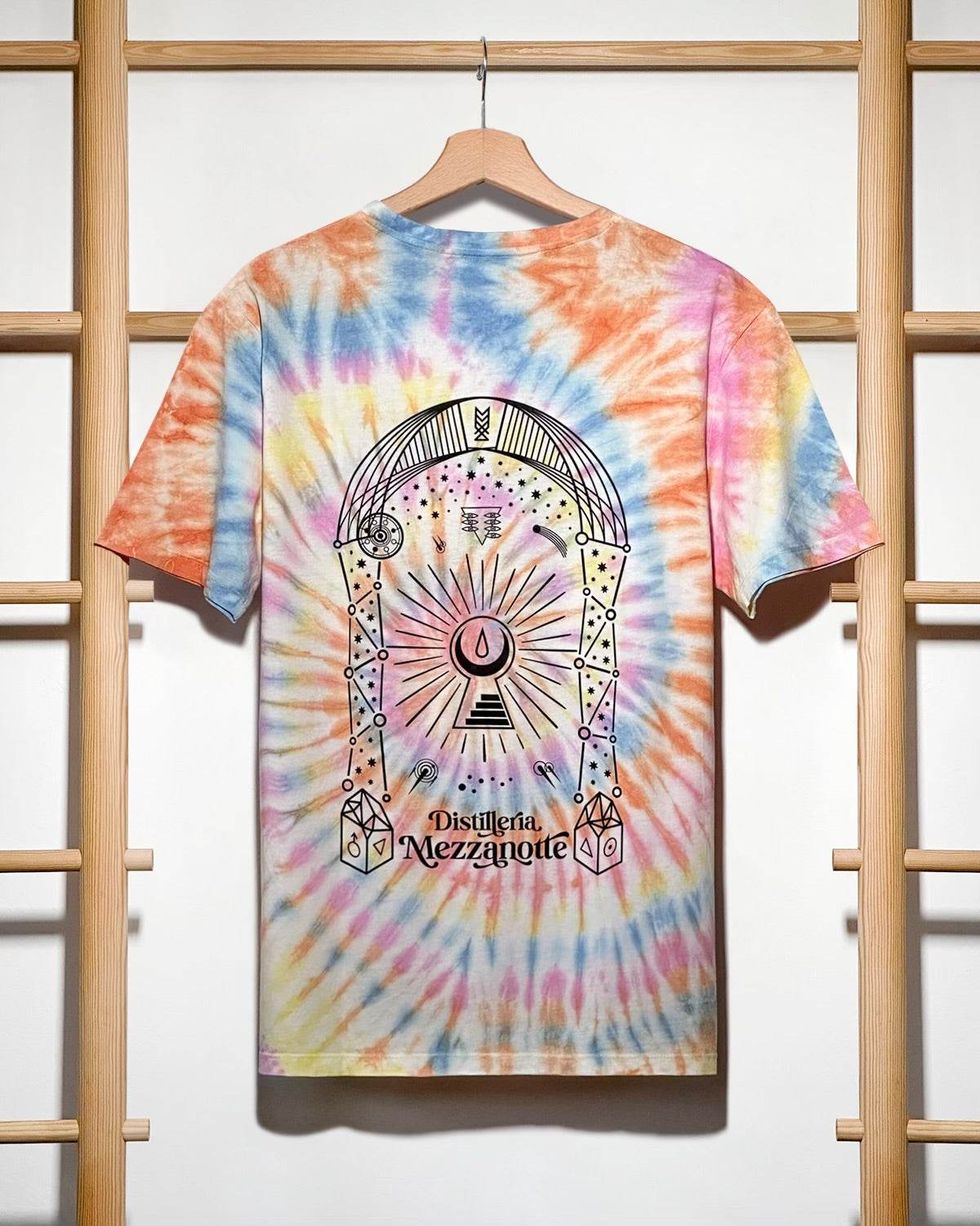 T-Shirt Tie - Dye Rainbow - Mezzanotte | Distilleria & Spirits
